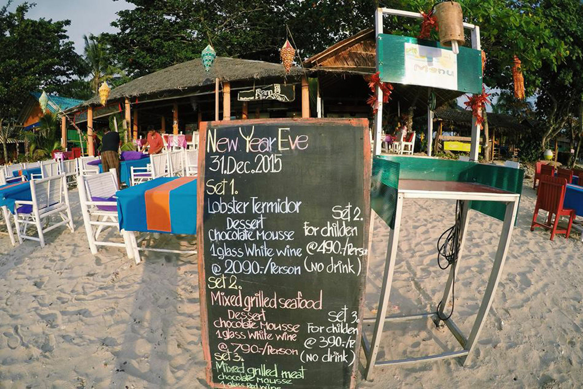 海滩边兰恩木屋 Ko Lanta 外观 照片